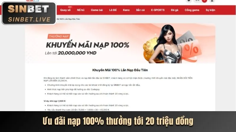 Thưởng Casino Trực Tuyến & Nổ Hũ